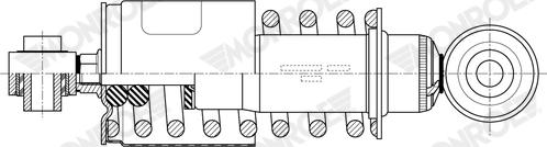 Monroe CB0287 - Demferis, Kabīnes stiprinājums www.autospares.lv