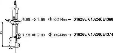 Monroe 16265 - Shock Absorber www.autospares.lv