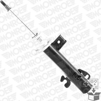 Monroe E7082R - Amortizators www.autospares.lv