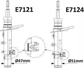 Monroe E7121 - Amortizators www.autospares.lv