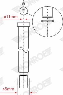 Monroe G1220 - Amortizators www.autospares.lv