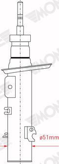 Monroe G8099 - Amortizators www.autospares.lv