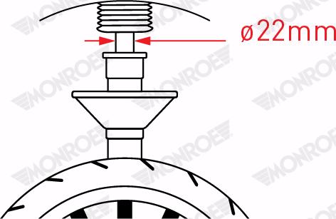 Monroe G8173 - Amortizators www.autospares.lv