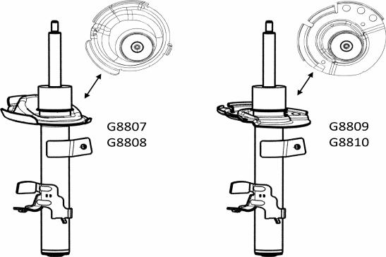 Monroe G8808 - Amortizators www.autospares.lv