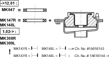 Monroe MK147 - Amortizatora statnes balsts www.autospares.lv