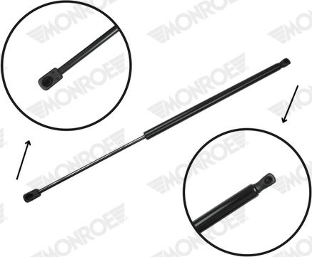 Monroe ML6573 - Gāzes atspere, Bagāžas / Kravas nodalījuma vāks www.autospares.lv