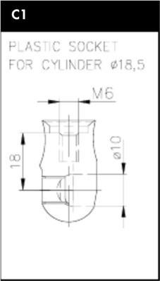 Monroe ML6346 - Gāzes atspere, Bagāžas / Kravas nodalījuma vāks www.autospares.lv