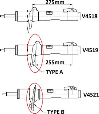 Monroe V4518 - Amortizators www.autospares.lv