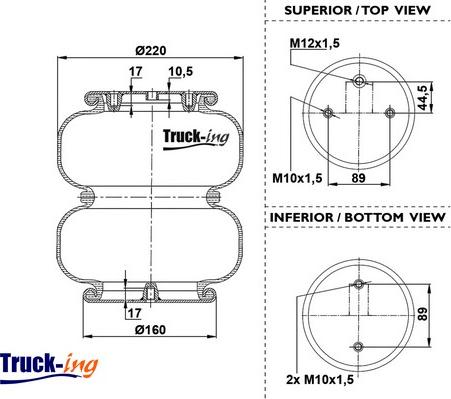 Montcada 0194960 - Pneimoatsperes spilvens, Pneimopiekare autospares.lv