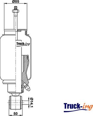 Montcada 0194620 - Pneimoatsperes spilvens, Kabīnes atsperojums www.autospares.lv