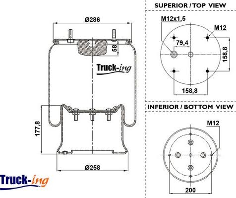 Montcada 0293695 - Pneimoatsperes spilvens, Pneimopiekare autospares.lv