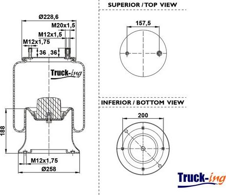 Montcada 0293050 - Bellow, air suspension www.autospares.lv