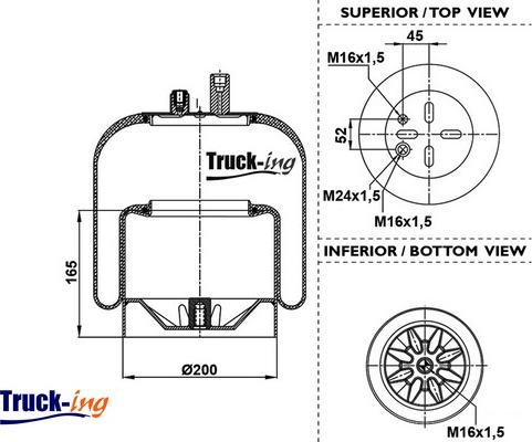 Montcada 0293280 - Bellow, air suspension www.autospares.lv