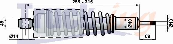 Montcada 205150 - Demferis, Kabīnes stiprinājums www.autospares.lv