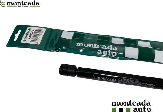 Montcada RAU046 - Gāzes atspere, Bagāžas / Kravas nodalījuma vāks www.autospares.lv