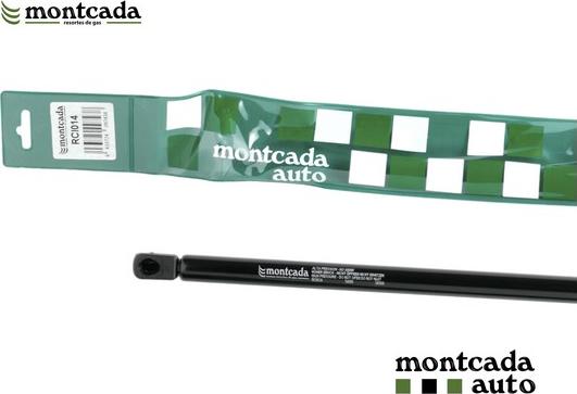 Montcada RCI014 - Gāzes atspere, Bagāžas / Kravas nodalījuma vāks www.autospares.lv