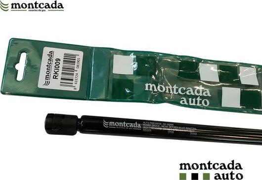 Montcada RKI009 - Gāzes atspere, Bagāžas / Kravas nodalījuma vāks www.autospares.lv