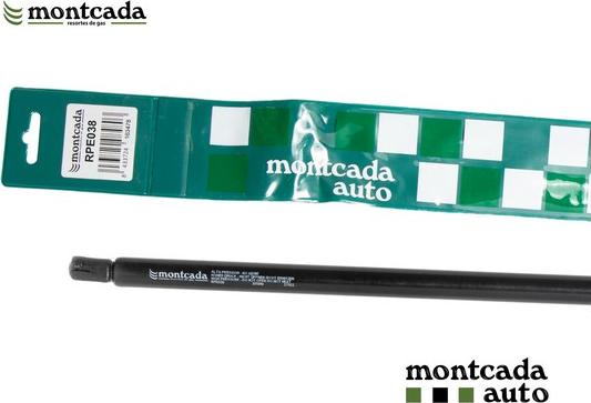 Montcada RPE038 - Gāzes atspere, Bagāžas / Kravas nodalījuma vāks www.autospares.lv