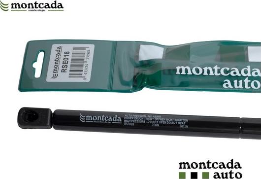 Montcada RSE018 - Gas Spring, boot, cargo area www.autospares.lv