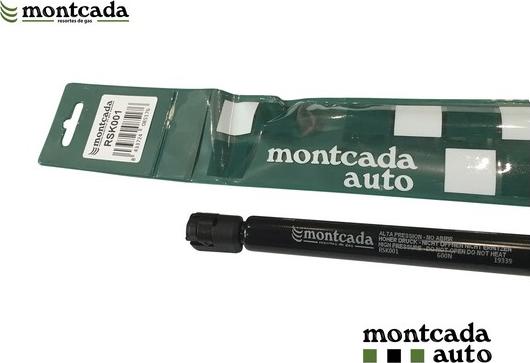 Montcada RSK001 - Gāzes atspere, Bagāžas / Kravas nodalījuma vāks www.autospares.lv