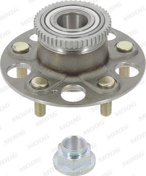 Moog HO-WB-11753 - Подшипник ступицы колеса, комплект www.autospares.lv