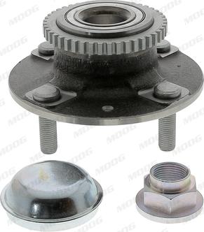 Moog HY-WB-11841 - Подшипник ступицы колеса, комплект www.autospares.lv