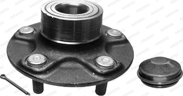 Moog NI-WB-12021 - Wheel hub, bearing Kit www.autospares.lv