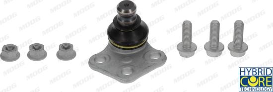 Moog RE-BJ-7432 - Шаровая опора, несущий / направляющий шарнир www.autospares.lv