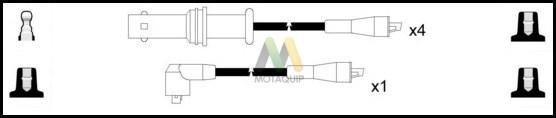 Motaquip LDRL1706 - Augstsprieguma vadu komplekts www.autospares.lv