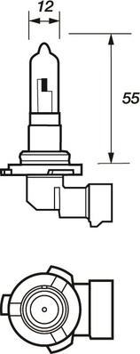 Motaquip VBUH10 - Kvēlspuldze, Miglas lukturis www.autospares.lv