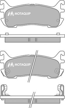 Motaquip LVXL440 - Bremžu uzliku kompl., Disku bremzes autospares.lv