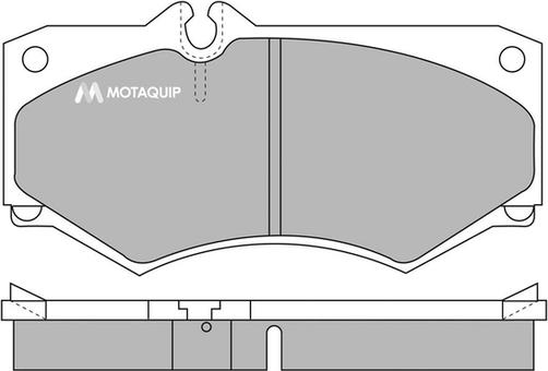 Motaquip LVXL448 - Bremžu uzliku kompl., Disku bremzes www.autospares.lv