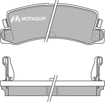 Motaquip LVXL480 - Bremžu uzliku kompl., Disku bremzes autospares.lv