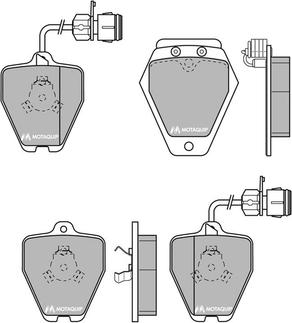 Motaquip LVXL475 - Brake Pad Set, disc brake www.autospares.lv