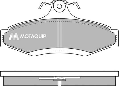 Motaquip LVXL545 - Bremžu uzliku kompl., Disku bremzes autospares.lv