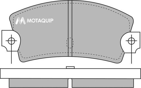 Motaquip LVXL568 - Bremžu uzliku kompl., Disku bremzes www.autospares.lv