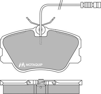 Motaquip LVXL500 - Bremžu uzliku kompl., Disku bremzes autospares.lv