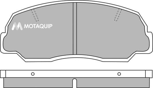 Motaquip LVXL584 - Bremžu uzliku kompl., Disku bremzes autospares.lv