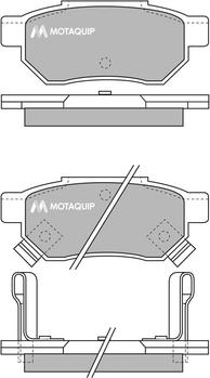 Motaquip LVXL533 - Bremžu uzliku kompl., Disku bremzes autospares.lv