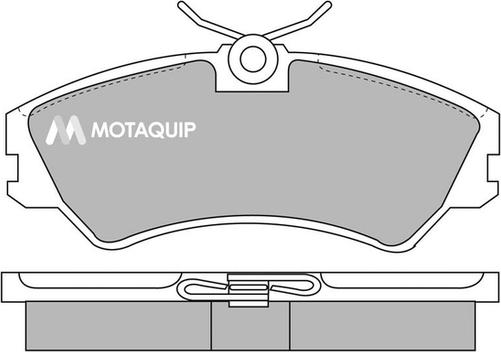 Motaquip LVXL695 - Тормозные колодки, дисковые, комплект www.autospares.lv