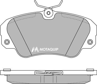 Motaquip LVXL692 - Brake Pad Set, disc brake www.autospares.lv