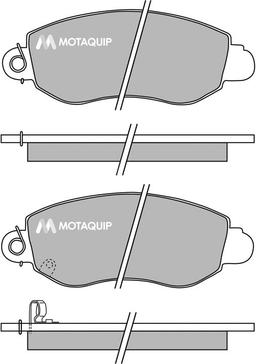 Motaquip LVXL644 - Bremžu uzliku kompl., Disku bremzes www.autospares.lv