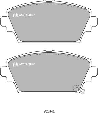 Motaquip LVXL643 - Bremžu uzliku kompl., Disku bremzes autospares.lv