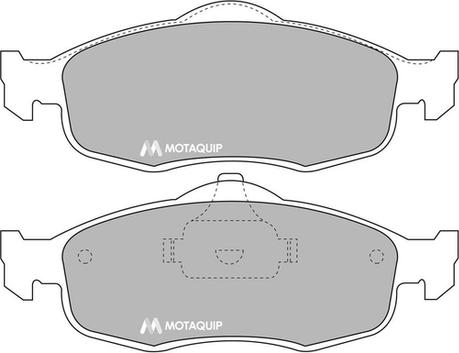 Motaquip LVXL662 - Bremžu uzliku kompl., Disku bremzes autospares.lv