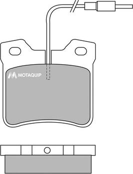 Motaquip LVXL601 - Bremžu uzliku kompl., Disku bremzes www.autospares.lv