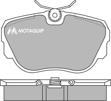 Motaquip LVXL614 - Bremžu uzliku kompl., Disku bremzes autospares.lv