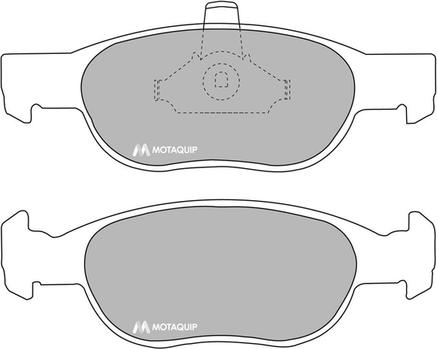 Motaquip LVXL683 - Brake Pad Set, disc brake www.autospares.lv