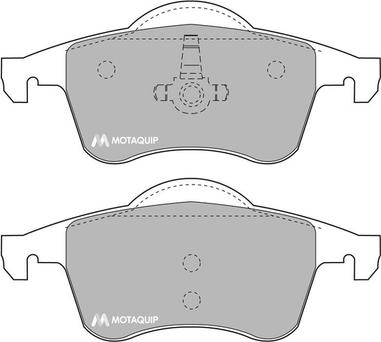 Motaquip LVXL639 - Brake Pad Set, disc brake www.autospares.lv