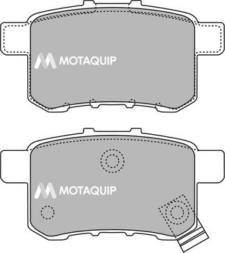 Motaquip LVXL1448 - Bremžu uzliku kompl., Disku bremzes autospares.lv