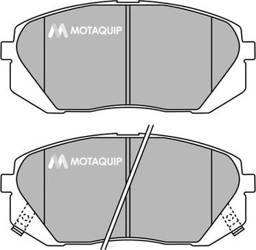 Motaquip LVXL1452 - Bremžu uzliku kompl., Disku bremzes www.autospares.lv